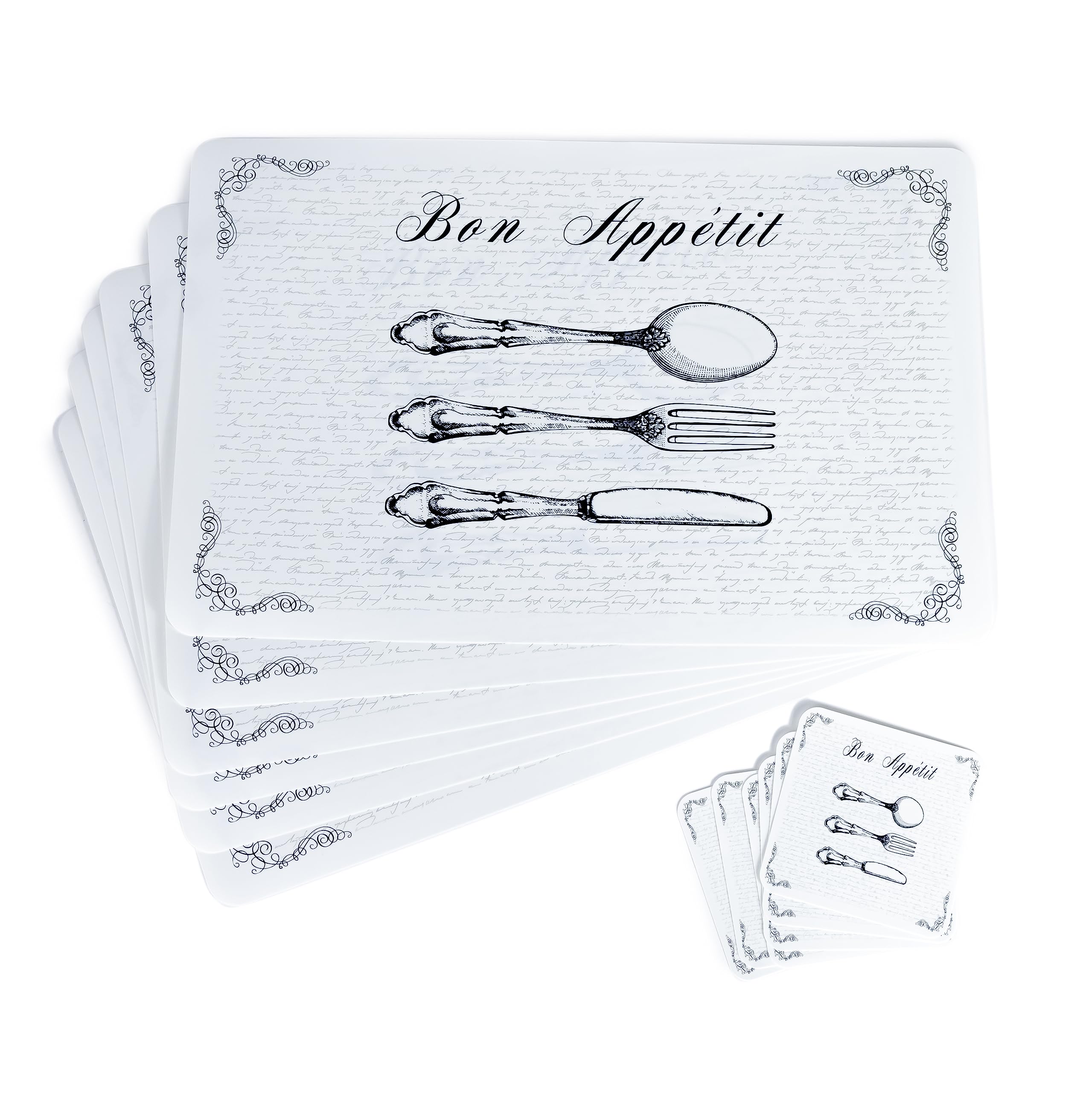 GOGOWilson Paradise Placemats & Coasters - 12 Pieces