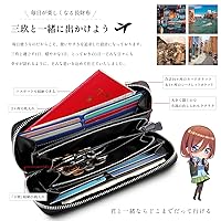 w*a様 五等分の花嫁　中野四葉　財布 TVスペシャルアニメ「五等分の花嫁∽」イタリアンレザー二つ折り