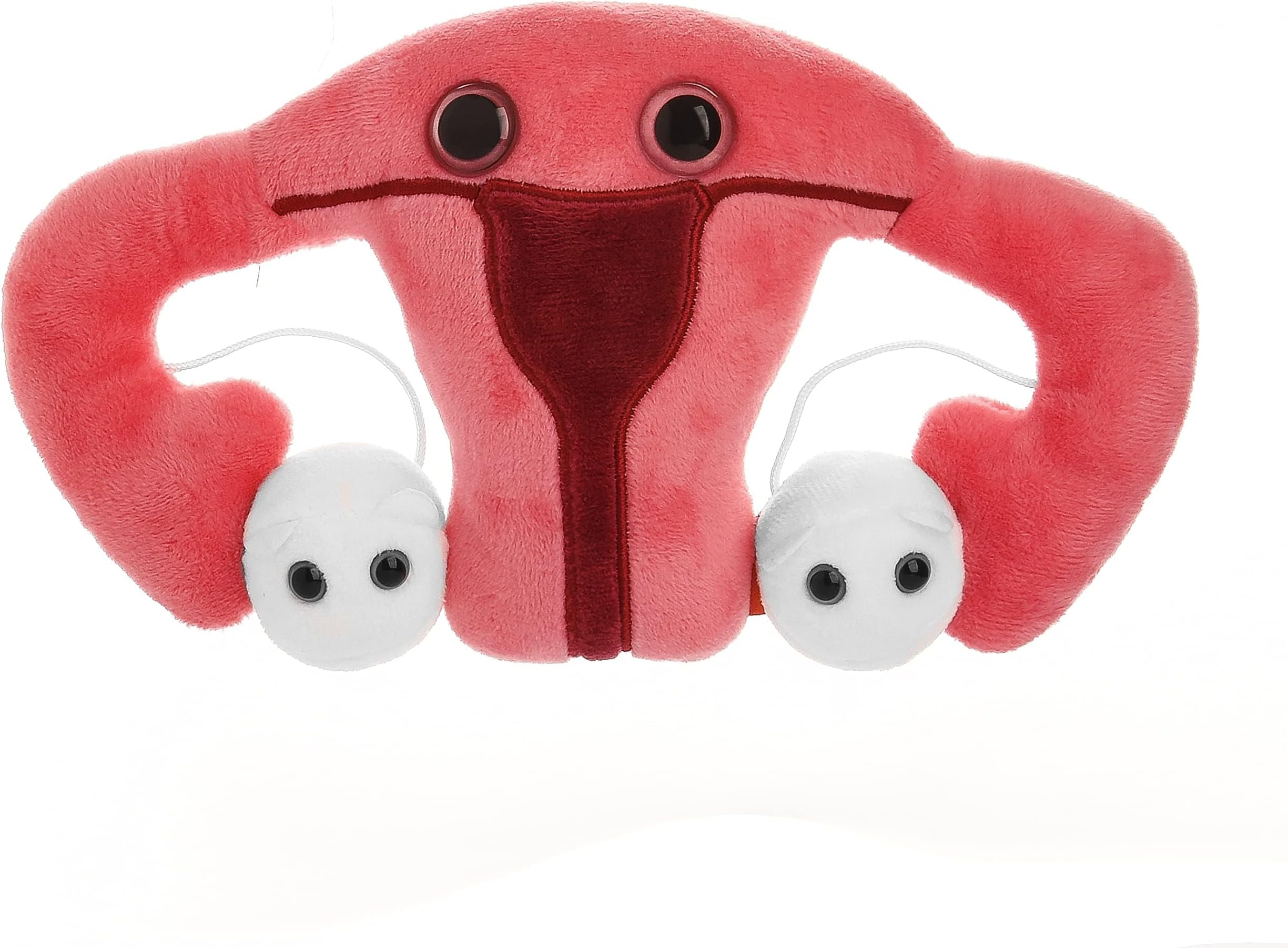 GIANT MICROBES Uterus Plush, Hysterectomy Recovery Must Haves, Hysterectomy Recovery Gifts, Funny OBGYN Gift, Labor and Delivery Nurse Gifts, Uterus Pillow, LPN Nurse Gift (Regular)