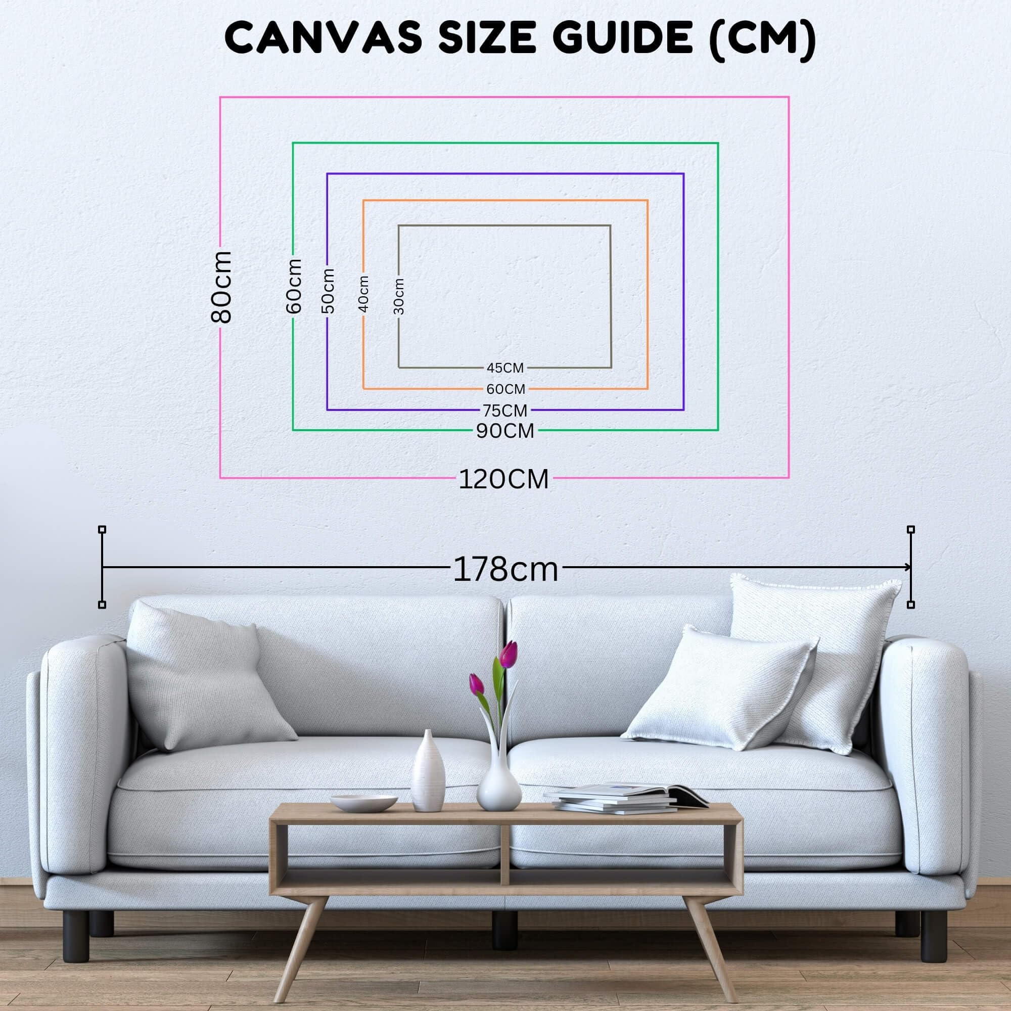 Nature Milky Way Reflection Canvas Wall Art Print – Photorealistic Living Room, Above Fireplace 24×16 inch (60×40 cm) - Horizontal / 1.25 inch (3 cm)