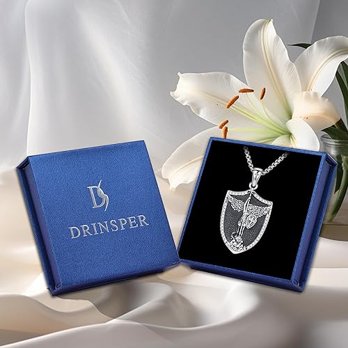 Miniatura 4 de San MiguelSan PeregrinoSan BenitoSan JudaSan AndrésSan CristóbalSan JoséSan RafaelSan SebastiánJesús CrucifijoVirgen María Milagrosa Medalla Collar