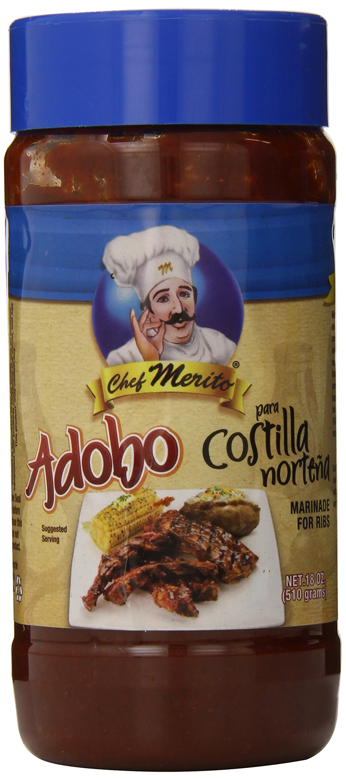 Chef Merito Adobo Costillas Nortenas, 18.0 Ounce