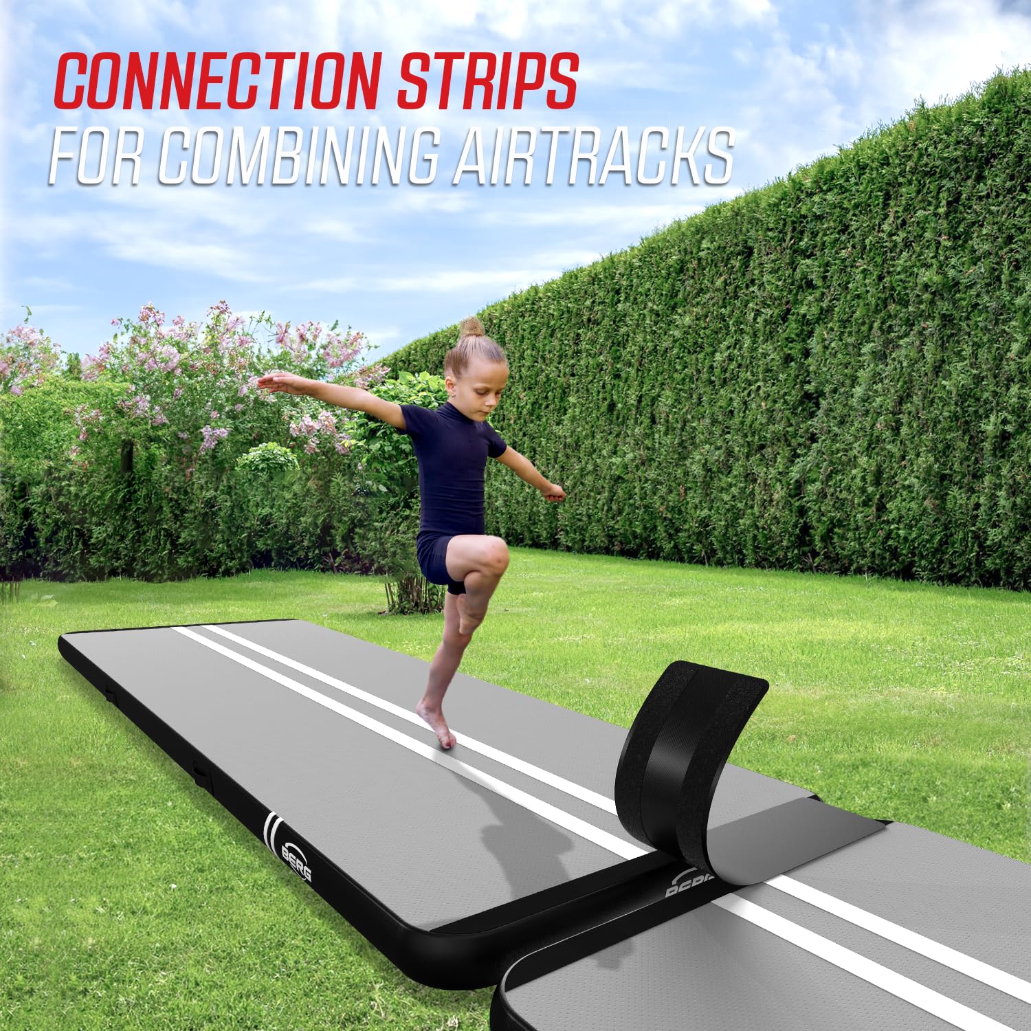 BERG AirTrack hinchable antideslizante para gimnasia en casa