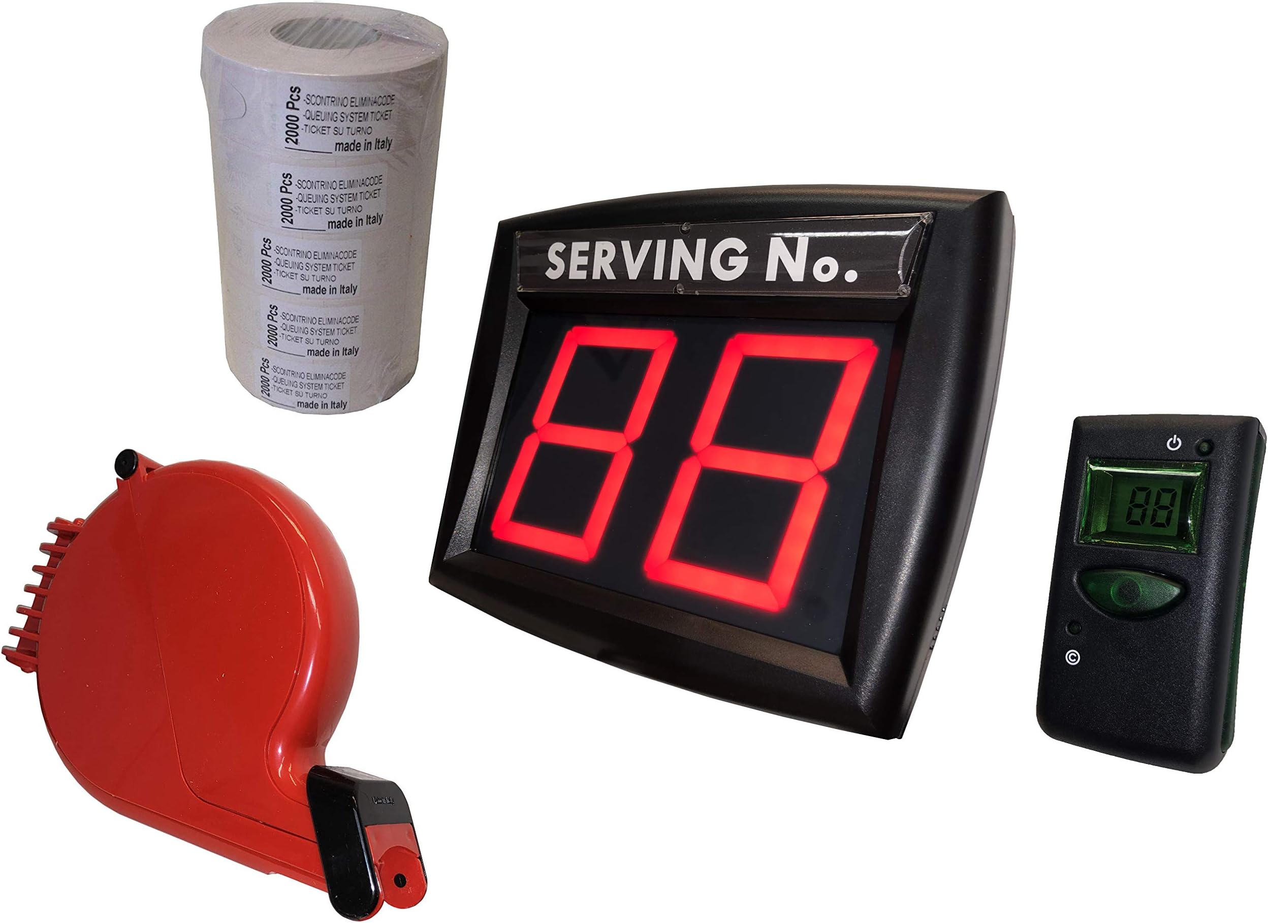 – Queue Management System complete MY-TURN (Red Led)