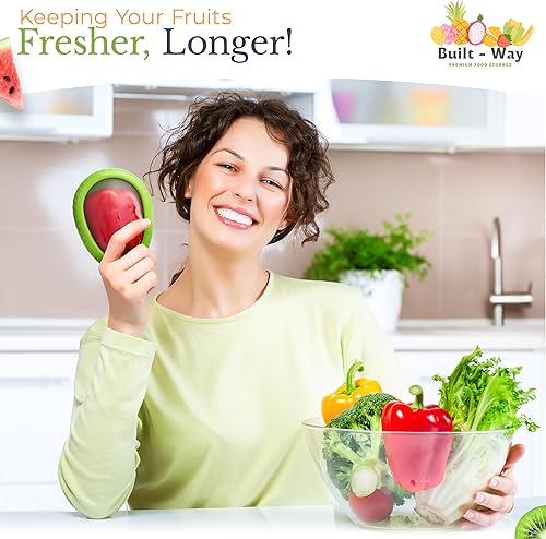 Vista 6 de Contenedores de almacenamiento de frutas para refrigerador Almacenamiento de frutas y verduras y almacenamiento de productos Contenedores