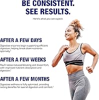 Vista 4 de Suplemento de enzimas multidigestivas a base de plantas, suplemento de digestión clínicamente formulado con hierbas calmantes y enzimas para mujeres