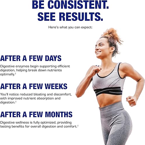 Miniatura 4 de Enzimas digestivas para mujeres y hombres - 90 cápsulas veganas - Suplemento de enzimas digestivas con bromelina, jengibre y más - Digestivo