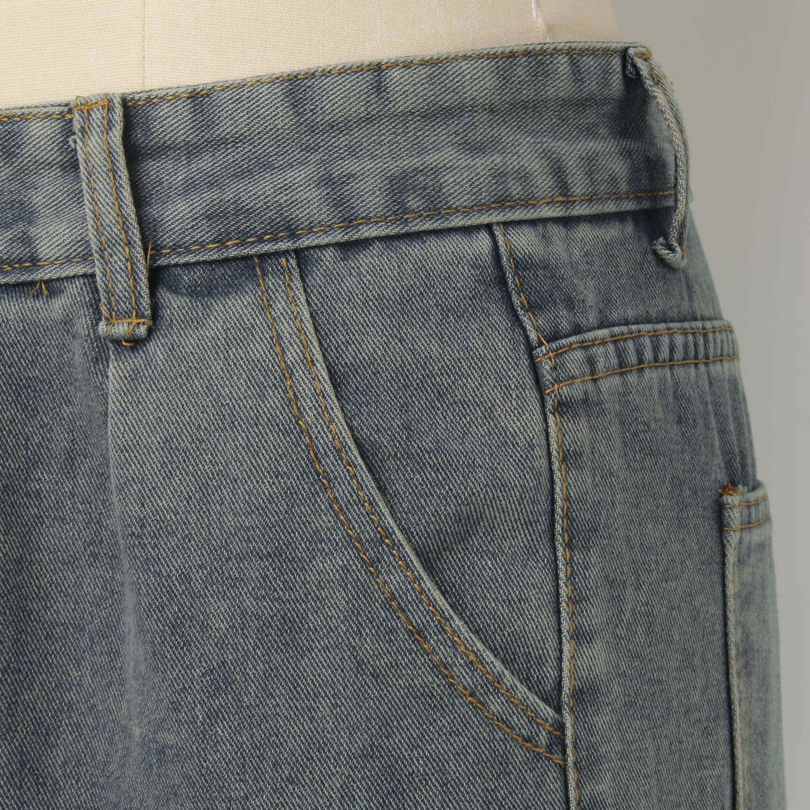 Vaqueros Mujer Ropa Tejanos Invierno Pantalón Elasticos Casual Vaquero Pantalones Baggy Ancho Rectos Tallas Grandes Ligero Pantalon Primavera