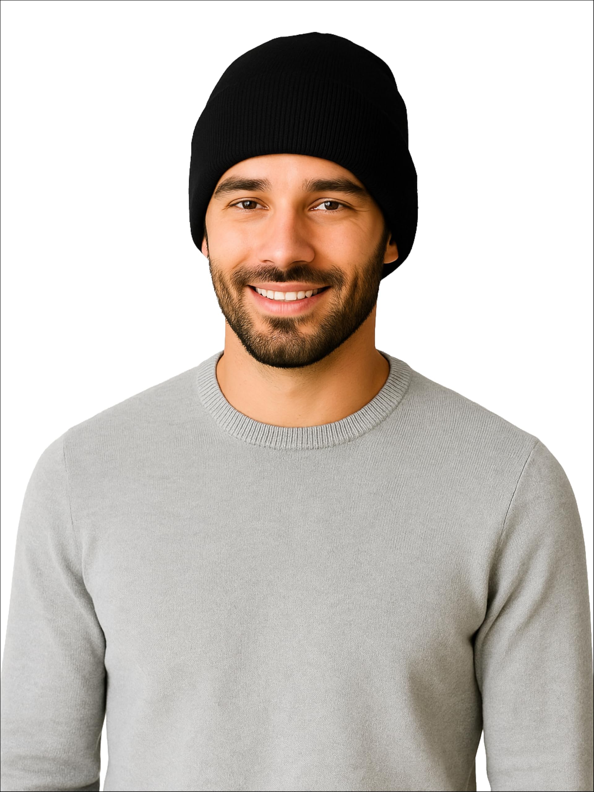 DonDon Berretto Uomo Berretto Donna Beretto Invernale Beanie Design Classico