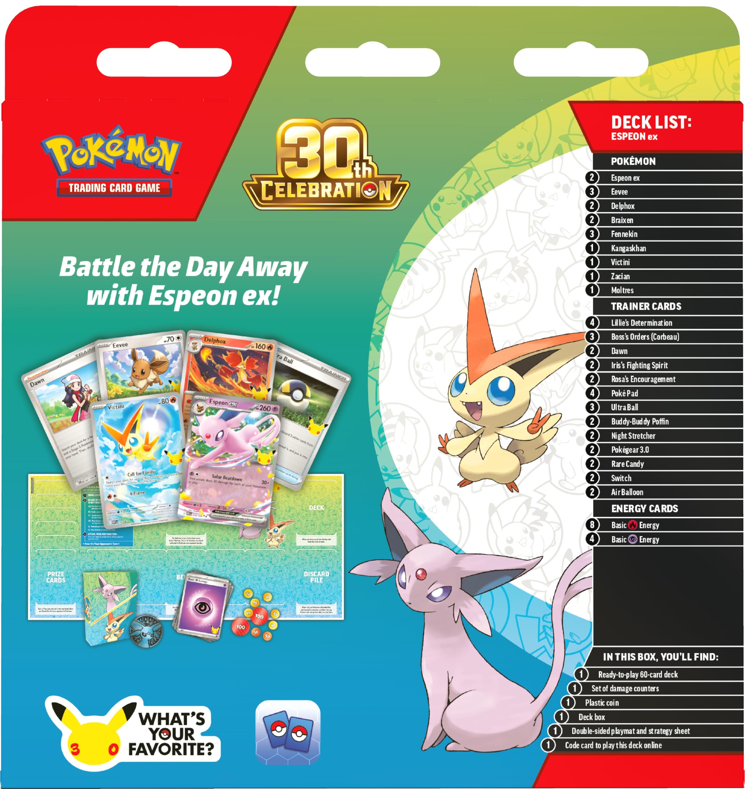 pokemon tcg 30 card deck Amazon.com: Pokémon TCG: 30th Celebration Battle Deck : Toys & Games
