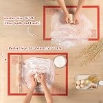 Non-Slip Silicone Pastry Mat Extra Large with Measurements 28''By 20'' for Baking Mat, Counter, Dough Rolling, Oven Liner,Fondant/Pie Crust By Folksy Super Kitchen (Red,20×28
