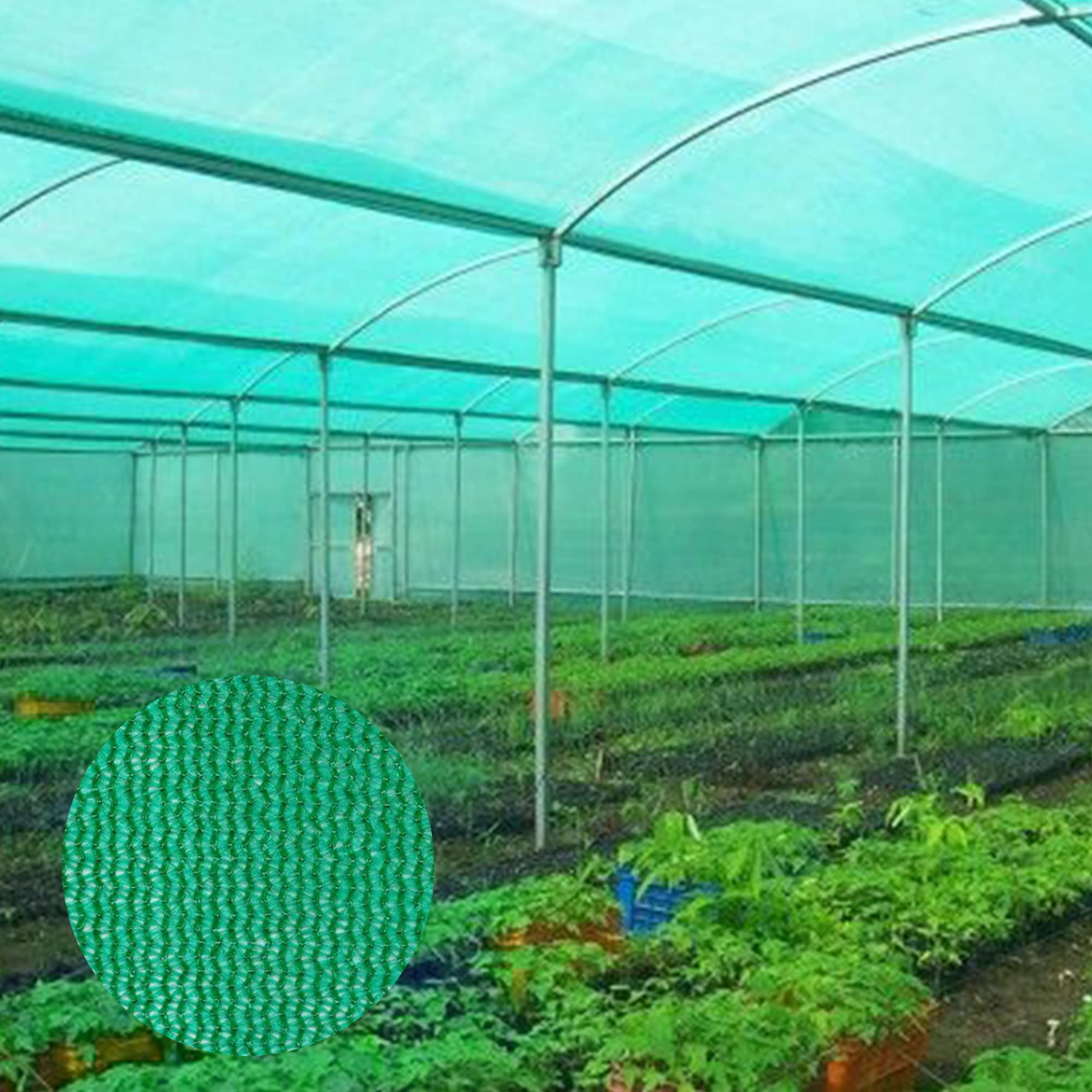 HIPPO Gardener - Shade Net for Garden & Balcony Ideal for Nursery Home Fence Net Agro Net - Tape Filament (4.2MTR x 5MTR, Green) (B0BVMKJMYL) Amazon Price History, Amazon Price Tracker