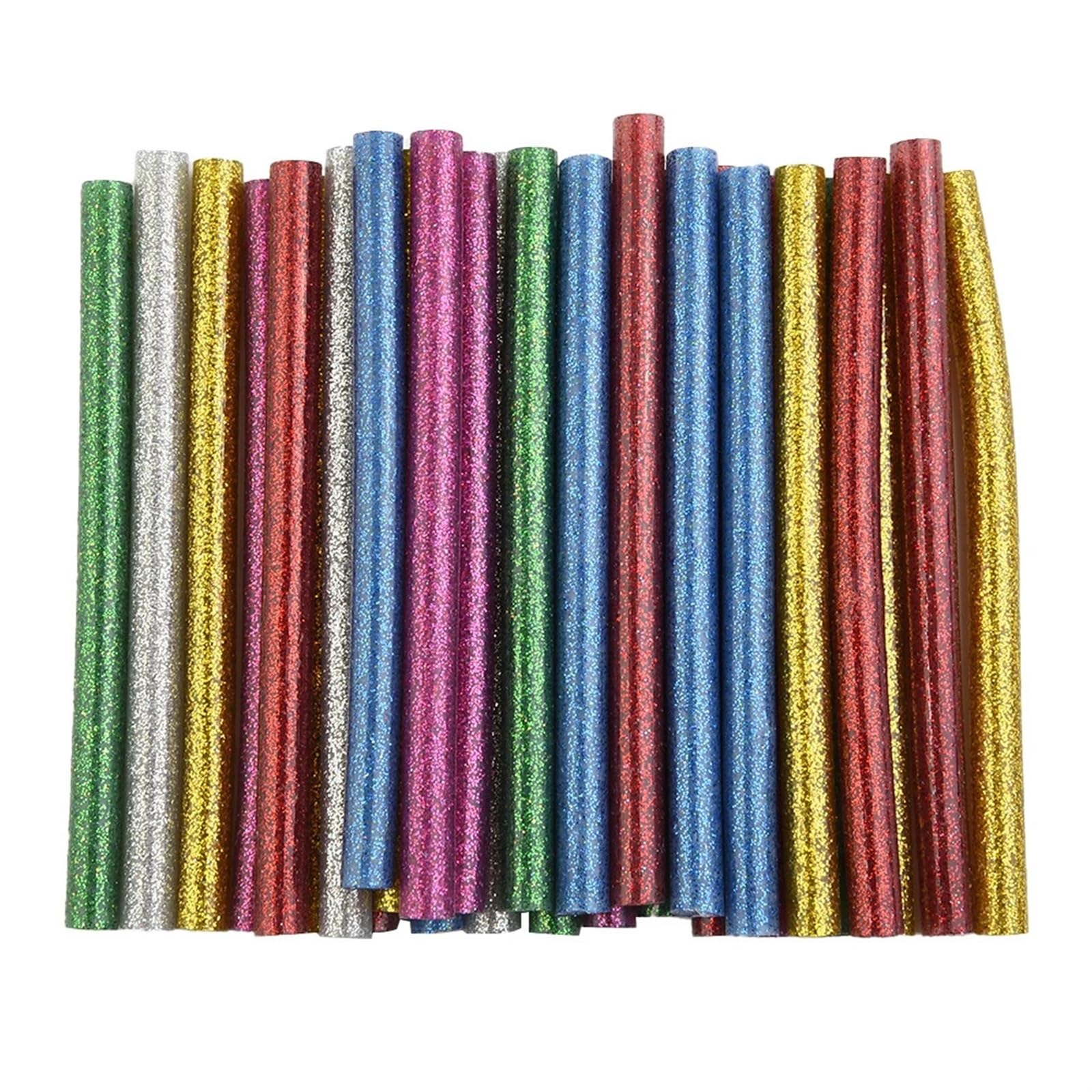 HeißKlebestifte 30 Teile/satz Farbige Hot Melt Kleber Sticks 7mm Klebstoff Verschiedene Glitter Kleber Sticks for Handwerk Reparatur FüR Heimwerken Reparieren