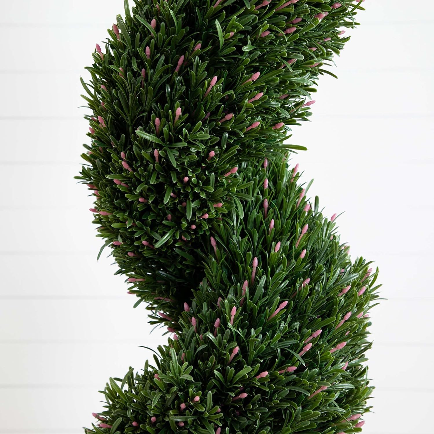 Nearly Natural 7ft. UV Resistant Artificial Rosemary Spiral Topiary Tree (Indoor/Outdoor)