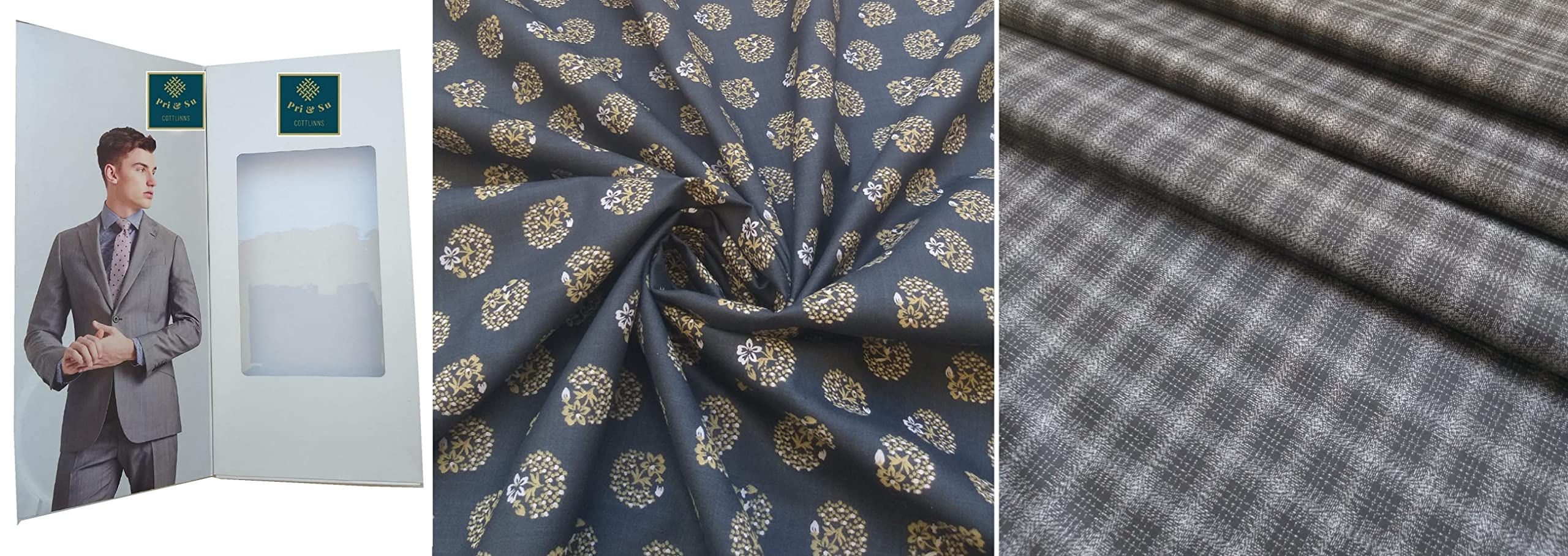 Pri & Su CottLinns Combo of Cotton Shirt 200019 & Trouser 90085-picture-30