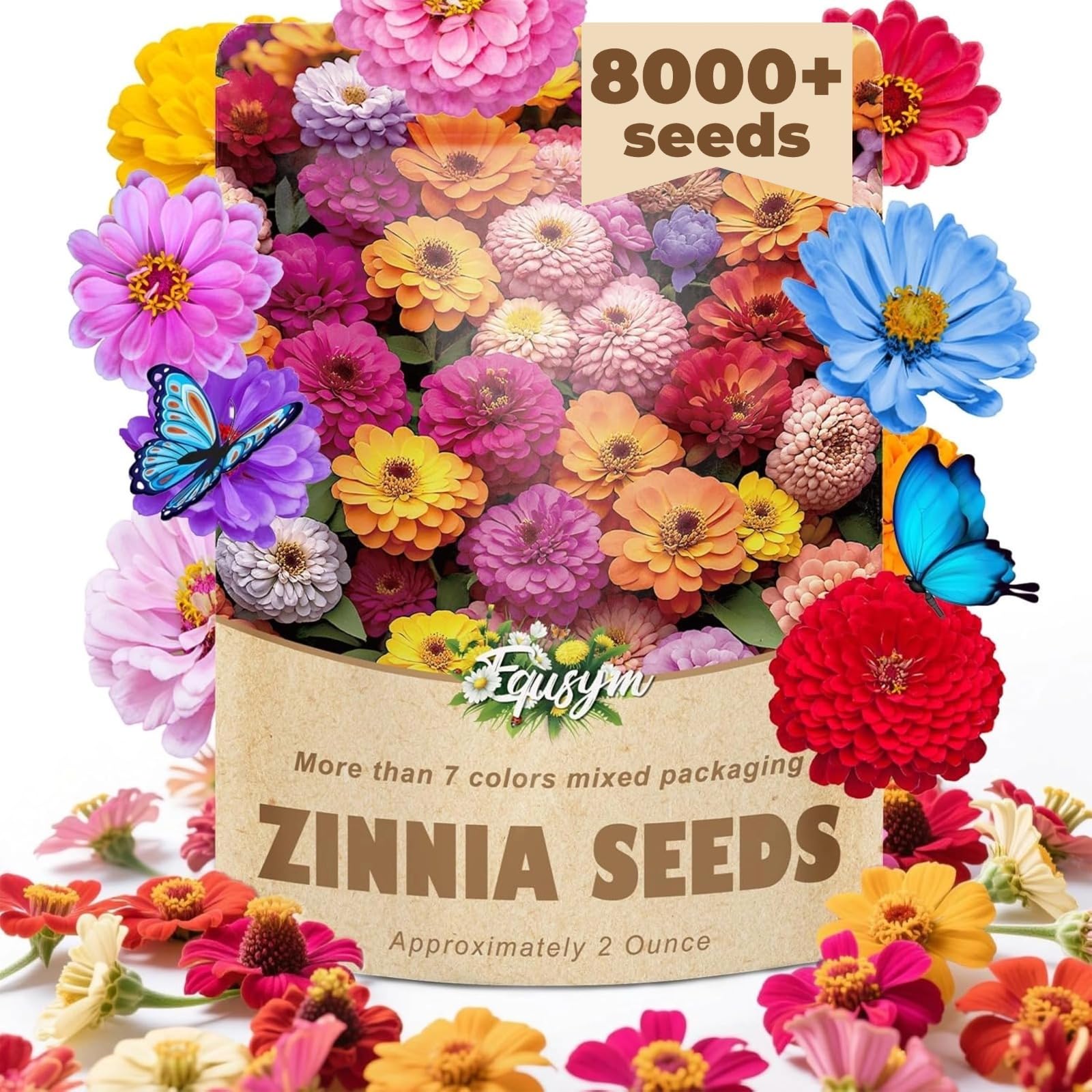 EquSyn Zinnia Seeds