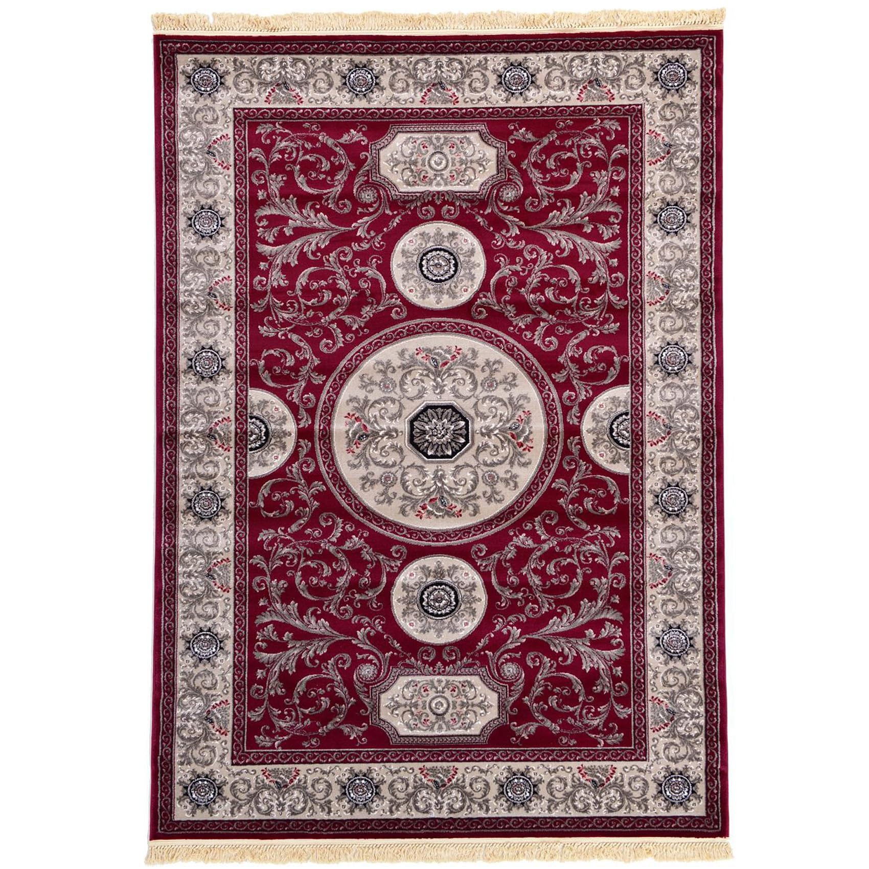 Tappeto passatoia Tappeto Cucina 40 x 290 cm Resistente all'olio Durevole Tappeto passatoia per Eventi, con Fondo Antiscivolo per Soggiorno Camera da Letto Cucina Bagno, Rosso
