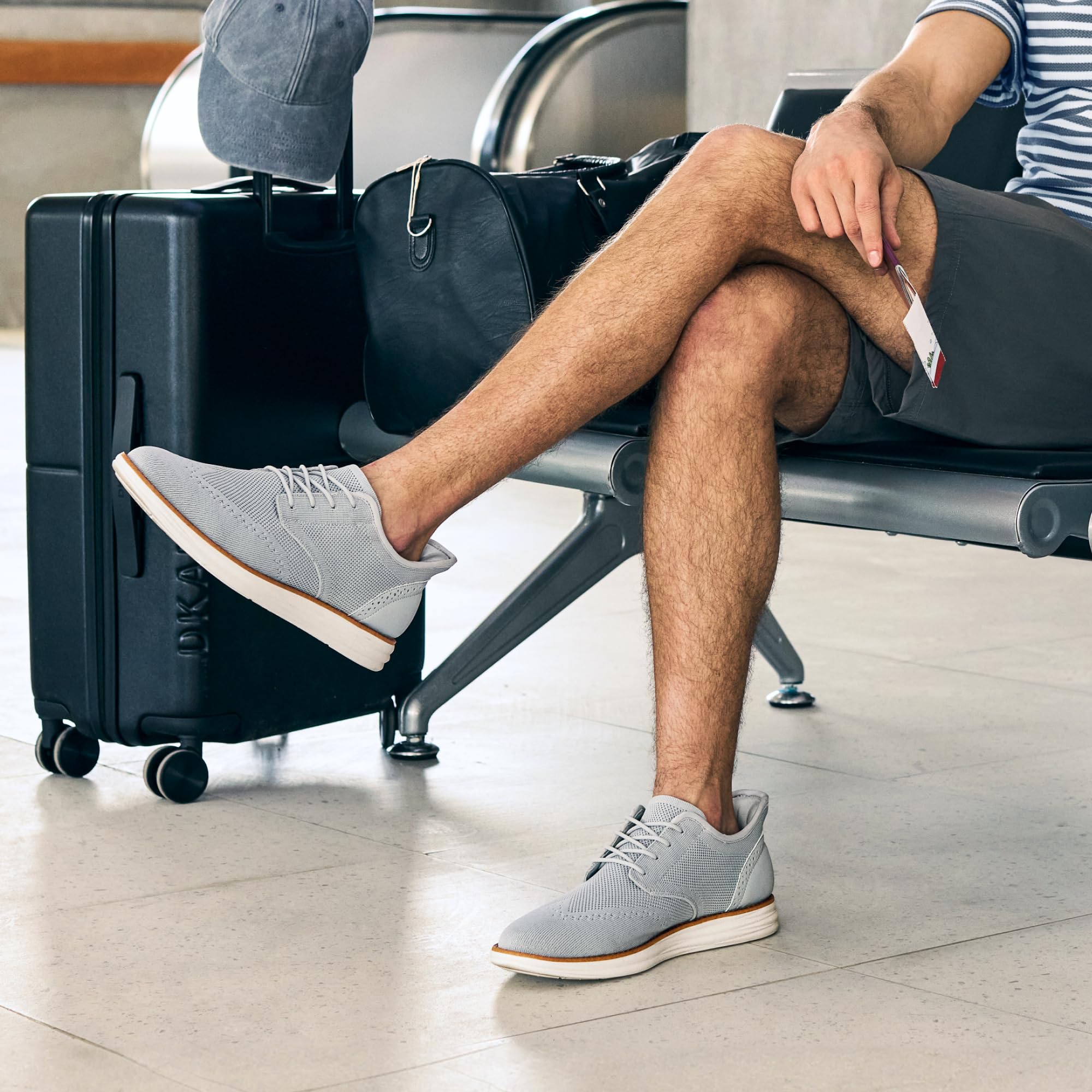 Bruno Marc Zapatos Verano Hombre Vestir Transpirable con una Plantilla de Malla y EVA para Respuesta Zapatos Ligeros y Fáciles de Poner y Quitar