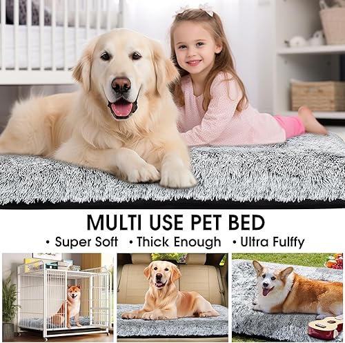 Miniatura 7 de MINGT Cama para perro, cama lavable para perros grandes, almohadilla antideslizante para mascotas para perros medianos y pequeños, uso en interiores