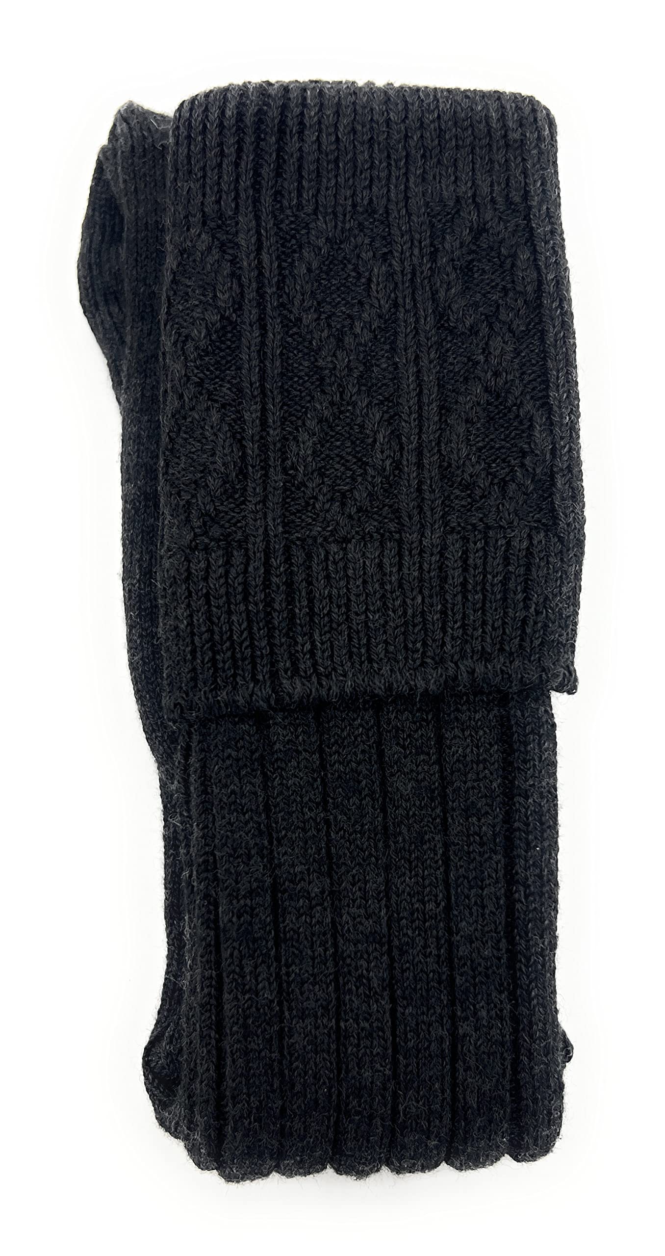 Tartan Tweeds Men's Charcoal Scottish Wool Kilt Hose Socks Hand Made In Scotland (As8, Numeric, Numeric_8, Numeric_10, Regular, Regular, )