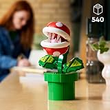 LEGO Super Mario Plante Piranha, Figurine Articulée avec Tuyau et 2 Pièces de Monnaie, Kit de Modelage pour Adultes, Décoration Intérieure, Idée Cadeau pour Hommes, Femmes et Adolescents 71426 - 2