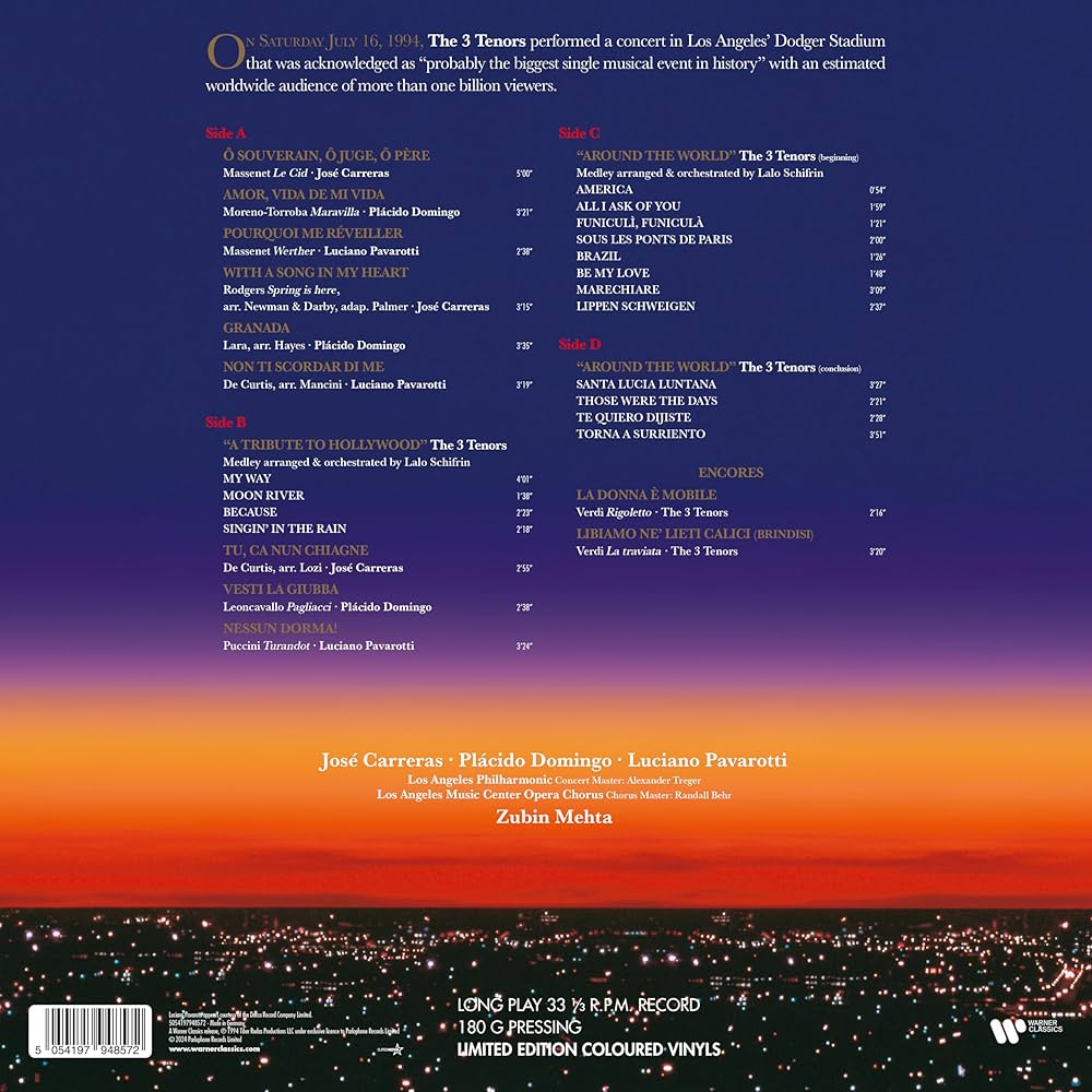 The Three Tenors - Three Tenors in Concert - Amazon.com Music