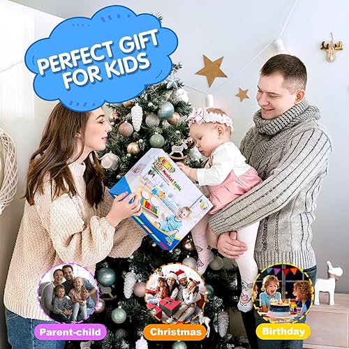 Miniatura 6 de Juego de batería para niños, tambor para niños pequeños con xilófono, instrumentos de percusión de madera 8 en 1, juguetes musicales Montessori,