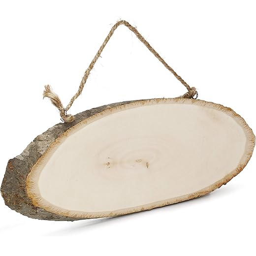 Itsy Bitsy Natural Wood Oval Board L9xW26cm