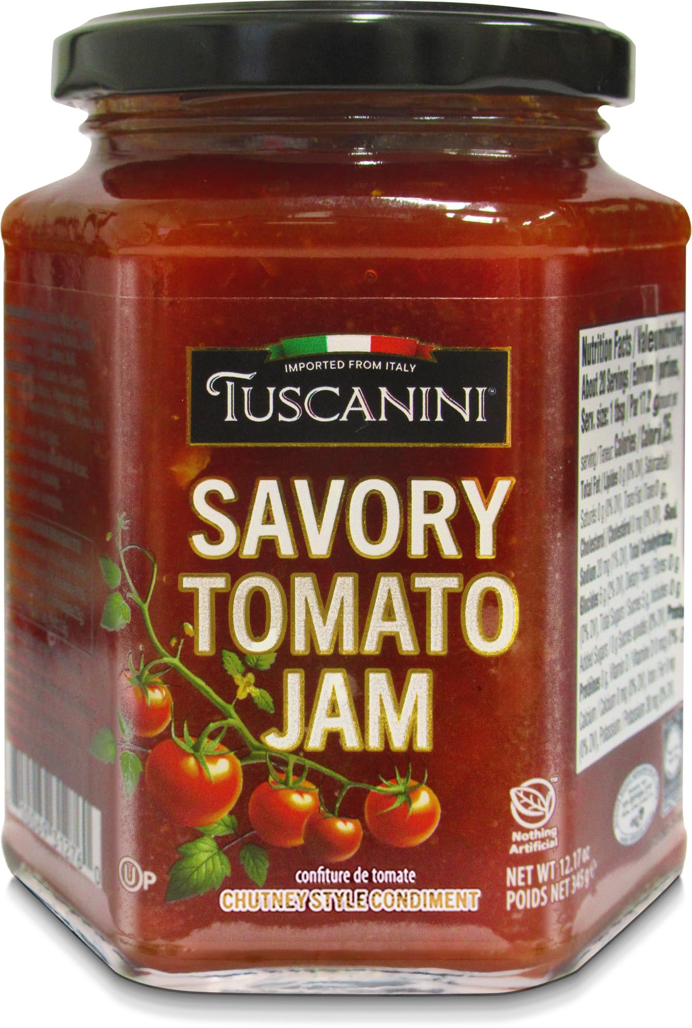Amazon.com: Tuscanini Savory Tomato Jam, 11.64 oz | Savory Jam