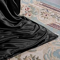 Vista 8 de THXSILK Lujosa funda de edredón de seda sin costuras, 25 Momme de seda de morera para edredón de plumón, cierre de cremallera, 1 funda de edredón