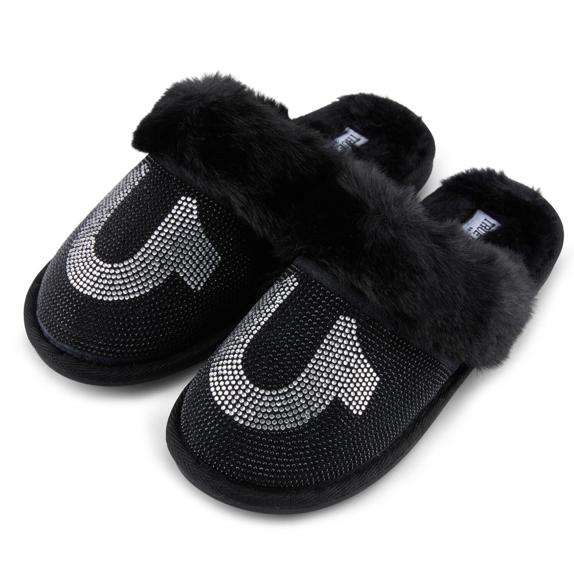 True Religion Pantuflas para mujer, regalos para mujer, acogedoras pantuflas de casa para mujer