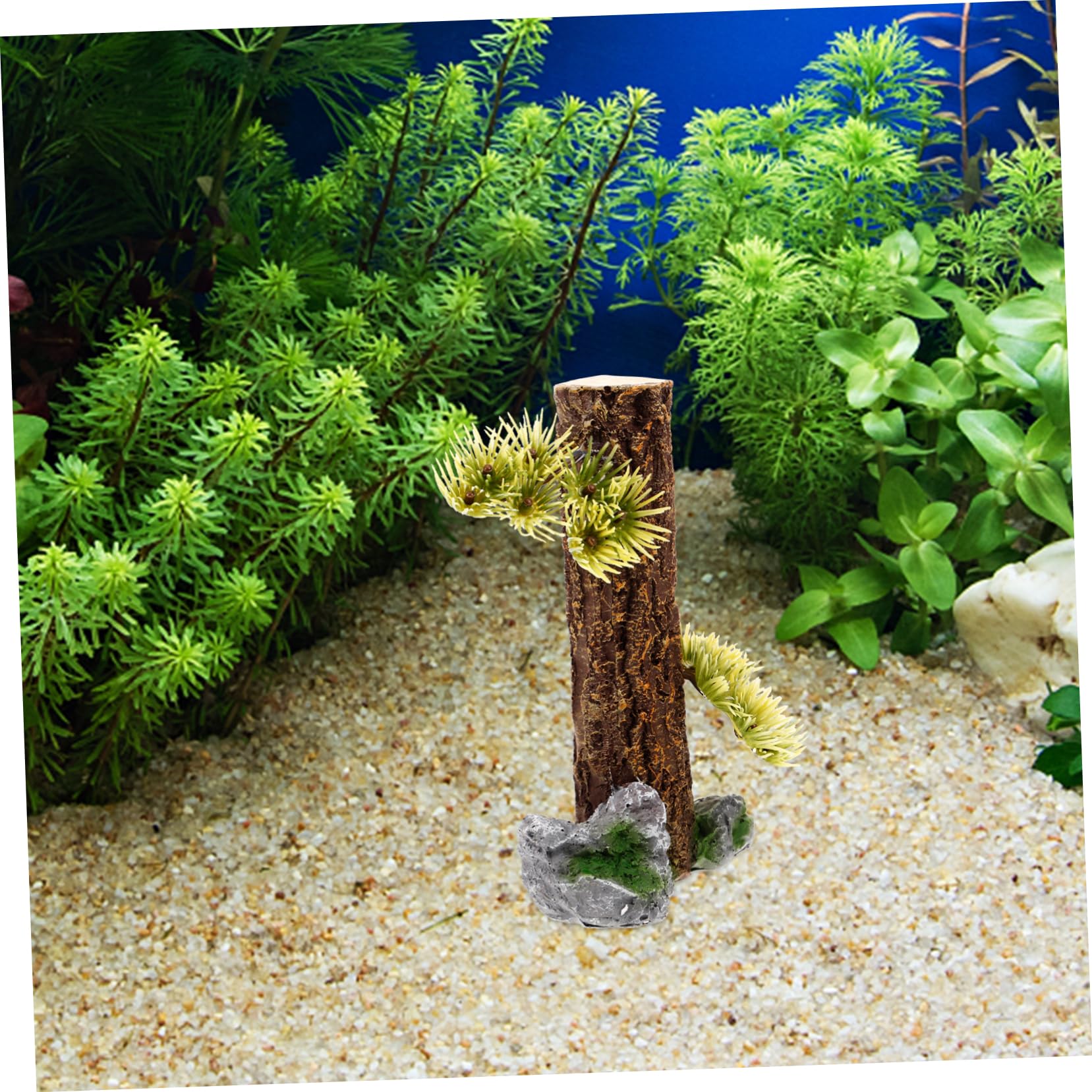 GREENADSCAPE Aquarium Deko Baumstamm Resin Realistischer Knstlicher  Baumstamm Fr Aquarien Und Terrarien Als Landschaftsornament Fr Fische Und  Garnelen: Amazon.de: Haustier