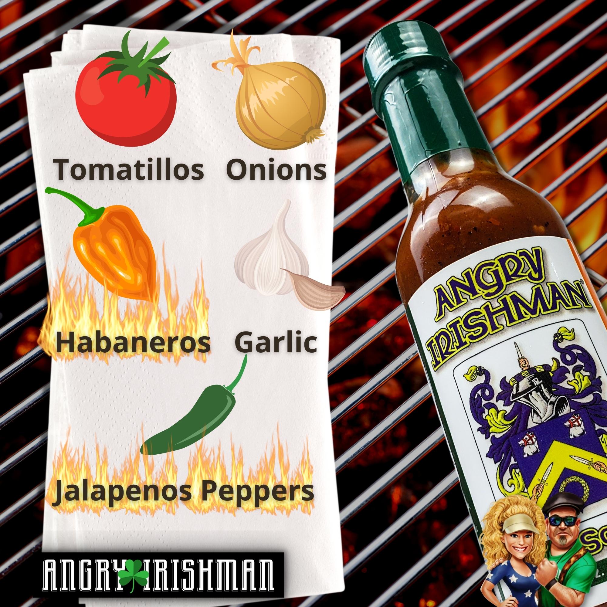 Amazon.com : Original Habenero & Jalapeno Pepper Spicy Hot Sauce