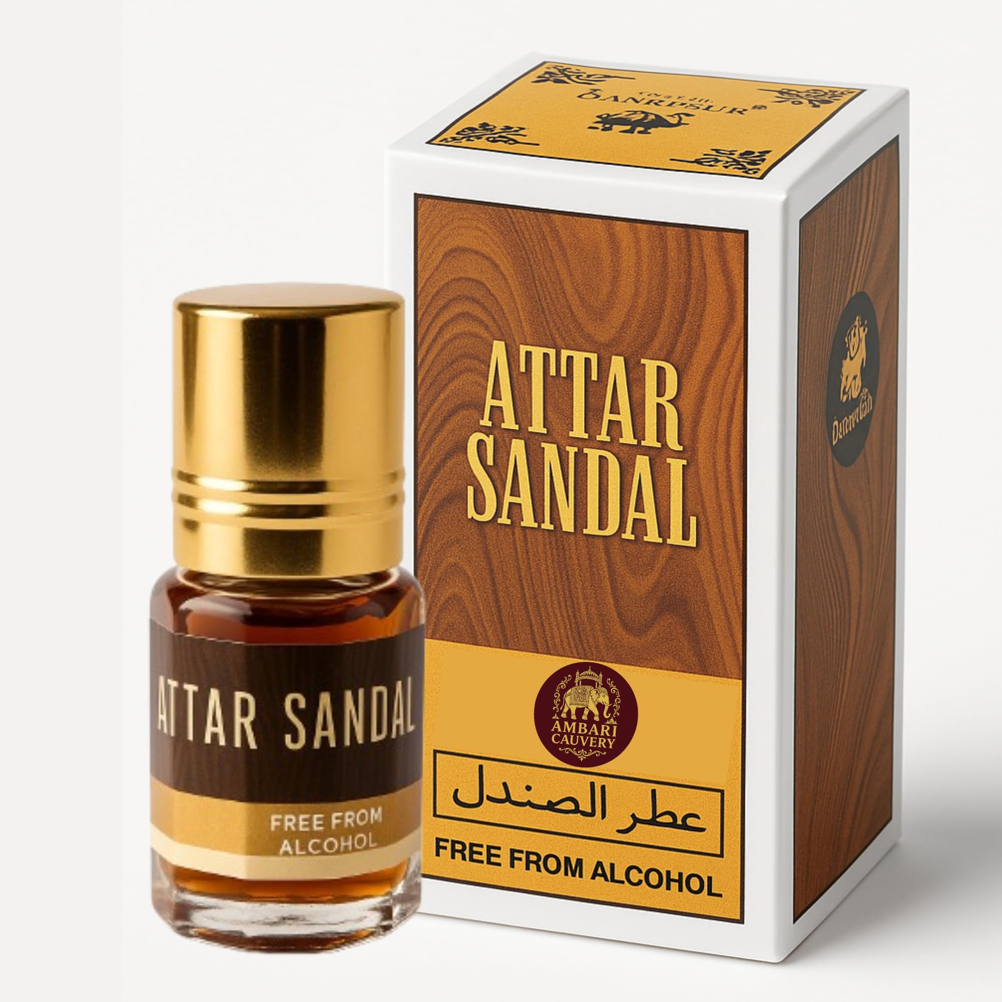 Mysore Cauvery Sandalwood Attar Perfume | Pure & Natural Indian
