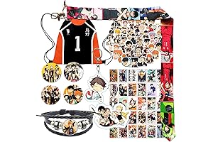 Drawstring Bag Gift Sets with Exquisite Haikyuu Pins for Devoted Fans