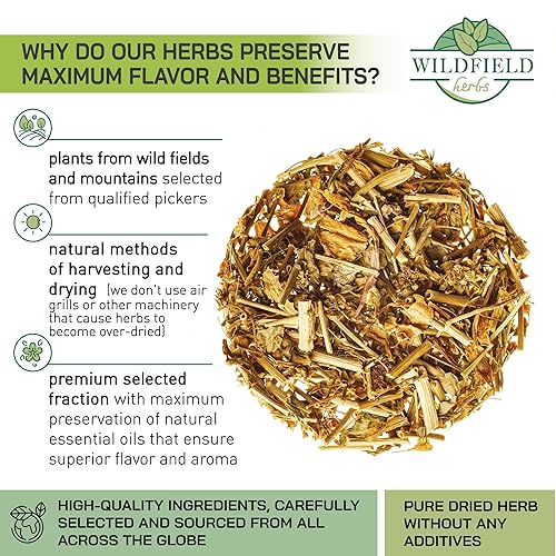 Miniatura 2 de Bolsa de pastor de hierbas a granel de té de pastor (Capsella bursa-pastoris)  50 g (1.8 oz) Bolsa de pastor de pastor