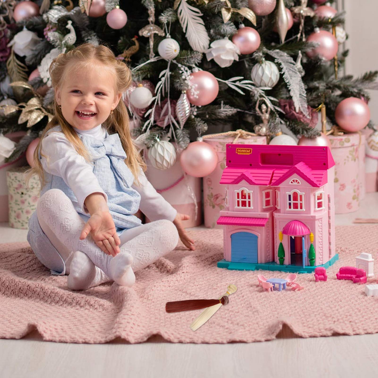 Parrucche Corte Per Bambole Fai-da-te - Capelli Lisci, Per Personalizzare Bambole Di Diverse Identità - Foto 2