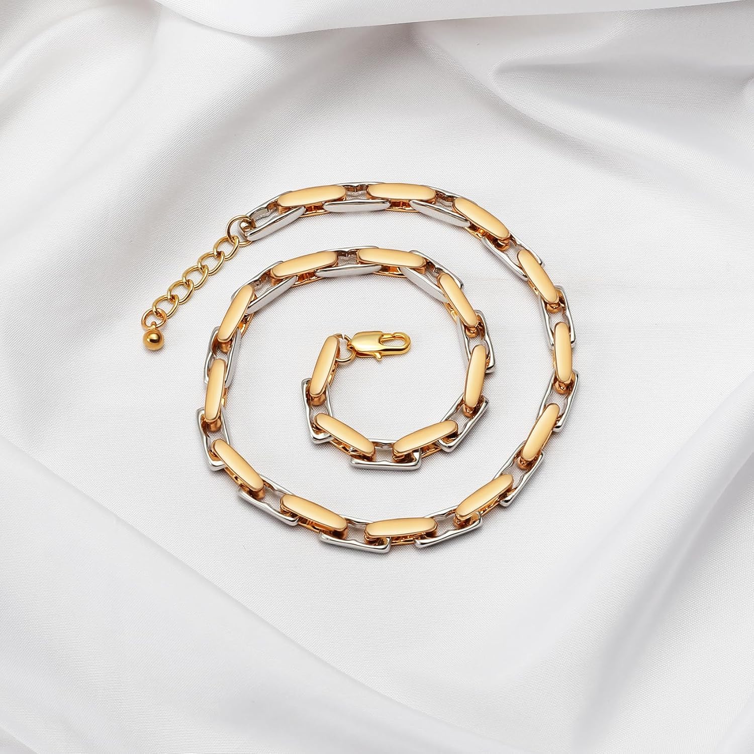 Necklaces for Women 14K Gold Plated Trendy Chunky Chain Choker Jewelry - Image 5