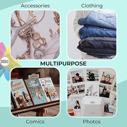 Miniatura 5 de Mat Board Center - Bolsas de almacenamiento de 18 x 24 pulgadas, bolsas de polipropileno resellables con solapa para impresiones artísticas, fotos,