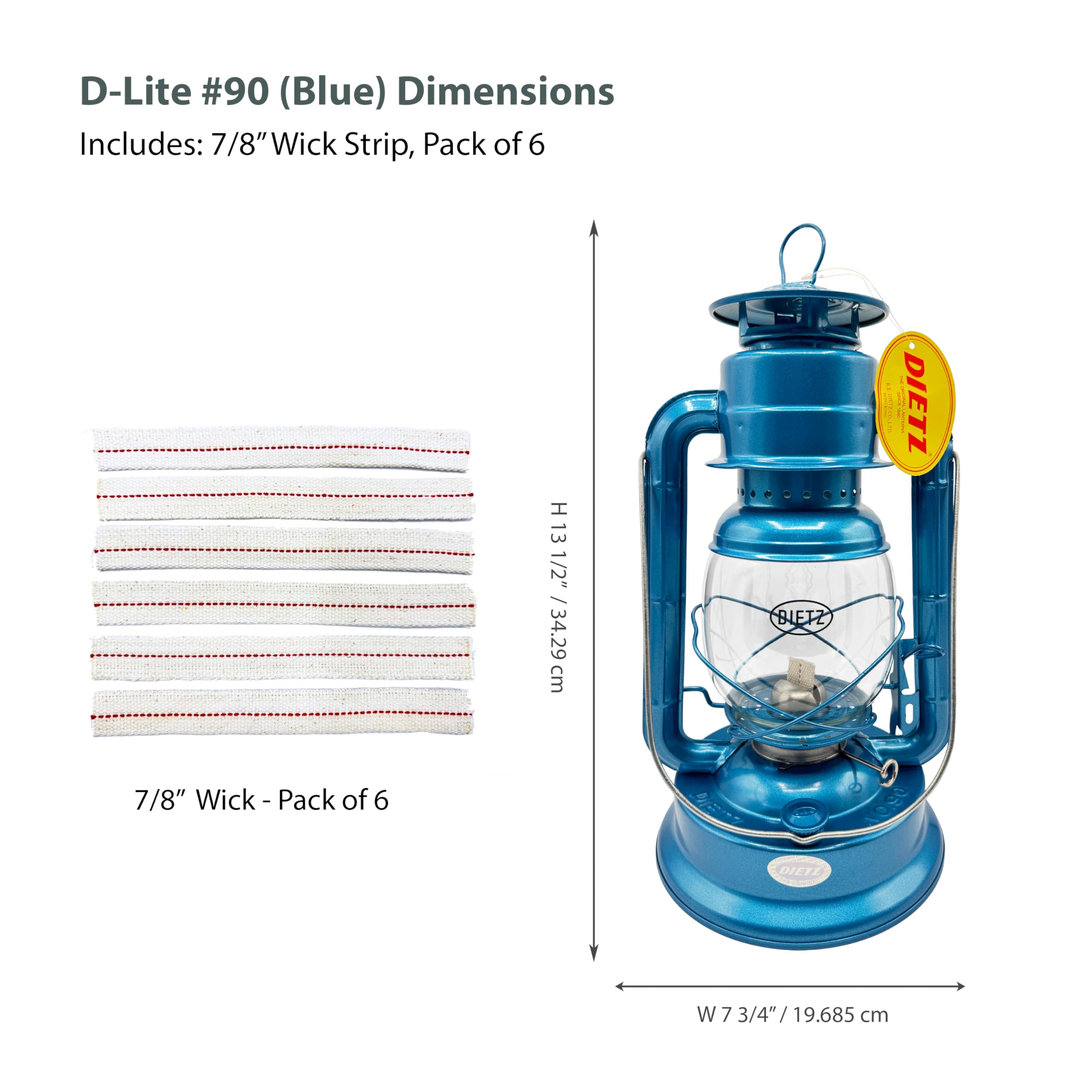 Amazon.com: Light of Mine - Dietz #90 D-Lite Blue Oil Lantern