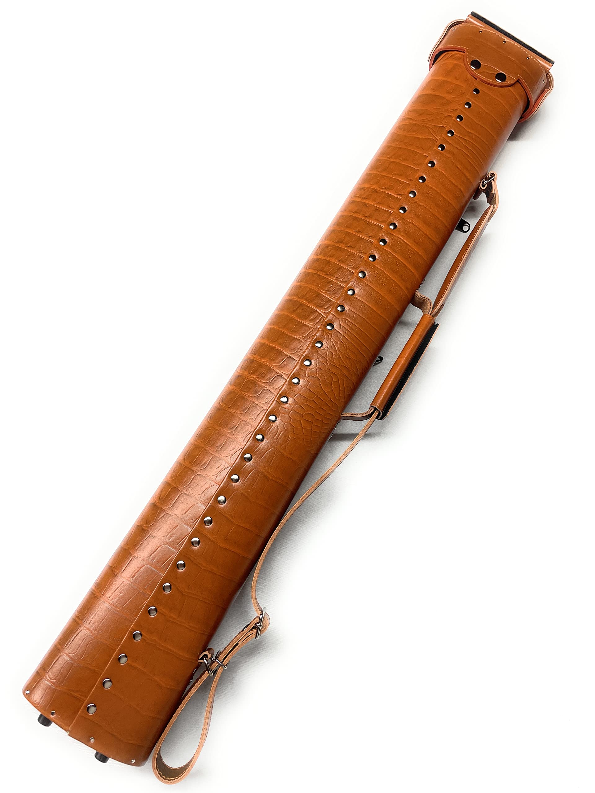 Amazon.co.jp: VincitoreタンCroc Embossed本革2バット4シャフト2 x 4