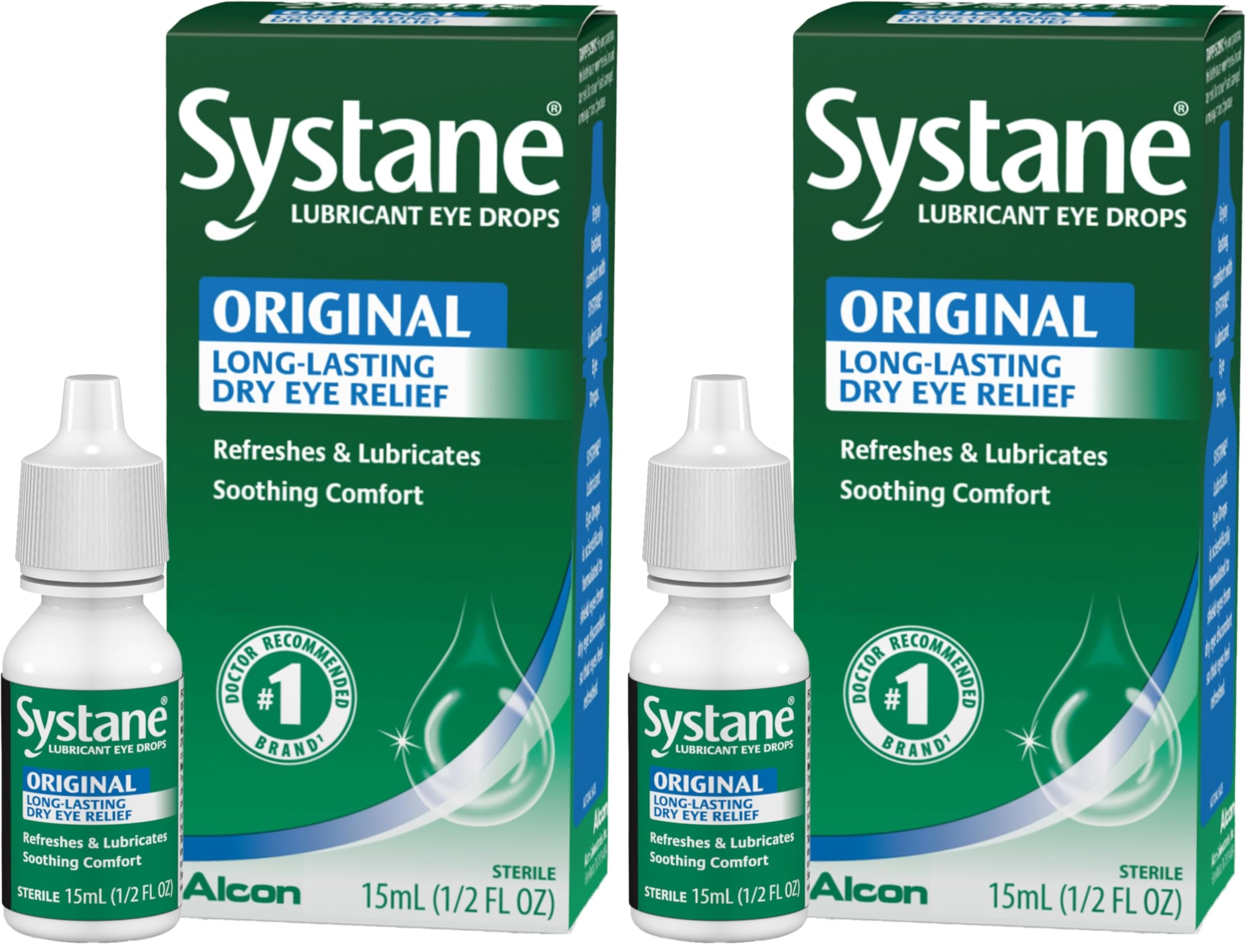 Systane Long Lasting Lubricant Eye Drops 0 5 Fl Oz Pack of 2