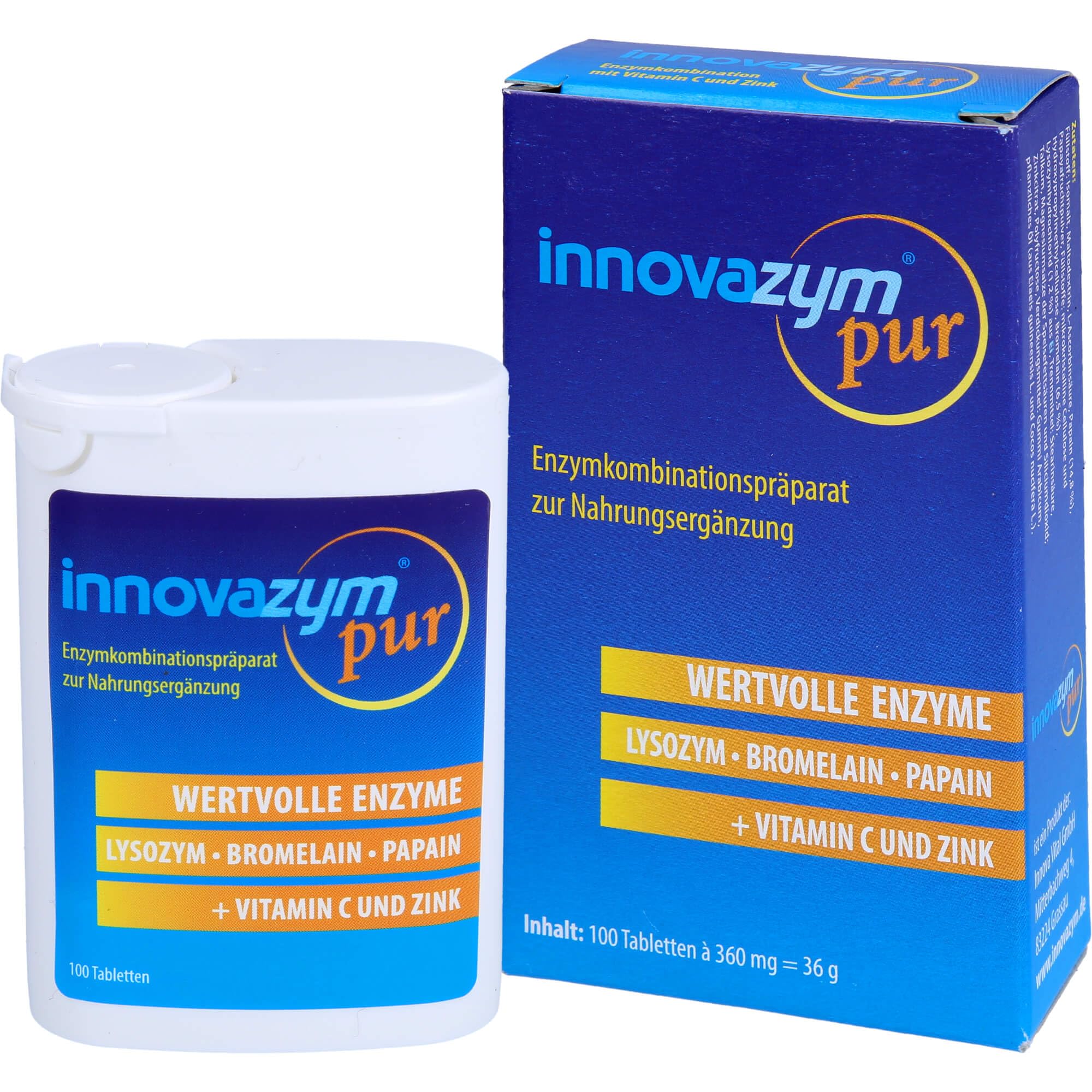 Innovazym pur Magensaftresistente Tabletten