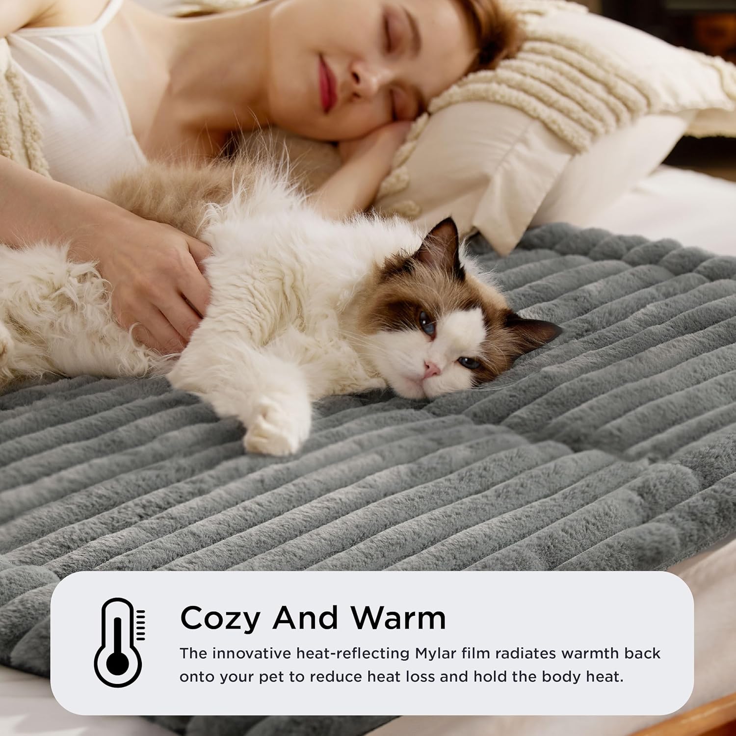 Cozy Up: Review of the Bedsure Self Warming Cat Bed & Dog Crate Pad
