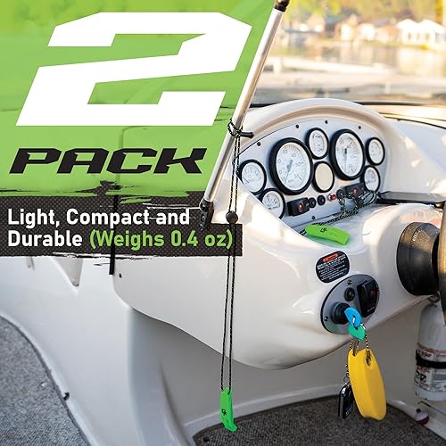 Miniatura 3 de Gradient Fitness Silbatos de emergencia (paquete de 2) | Silbato de supervivencia de plástico sin pelar con cordón ajustable, clip y costuras