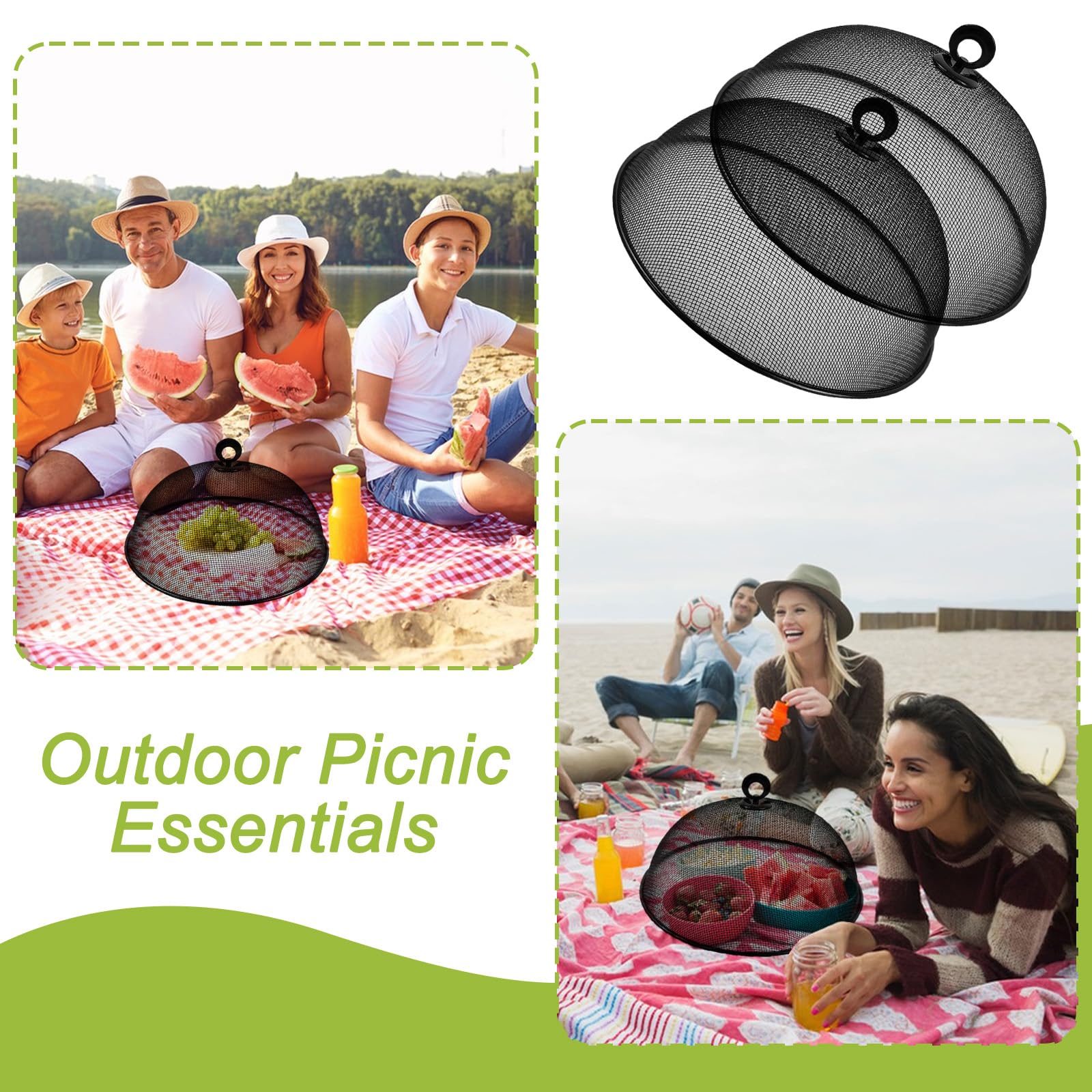 PORTION COUVERTURES ALIMENTAIRES Pour L'extérieur Plateau De Soucoupe