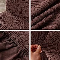 Vista 4 de Fundas para sillas de comedor, fundas para sillas de comedor, fundas elásticas para sillas Parsons, para comedor, cocina, funda protectora