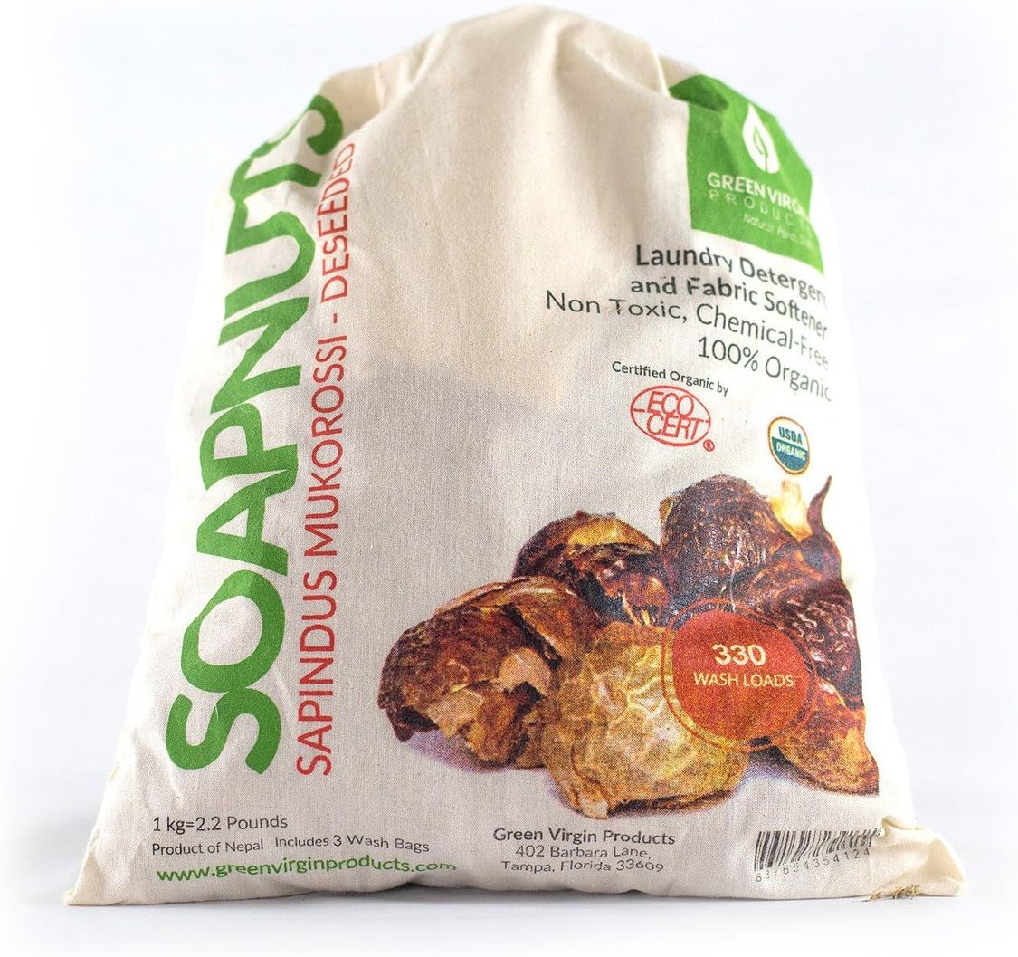 1kg/2.2lbs Green Virgin Soap Nuts Bundle Low Tox 1kg/2.2lbs Green Virgin Soap Nuts Bundle Low Tox