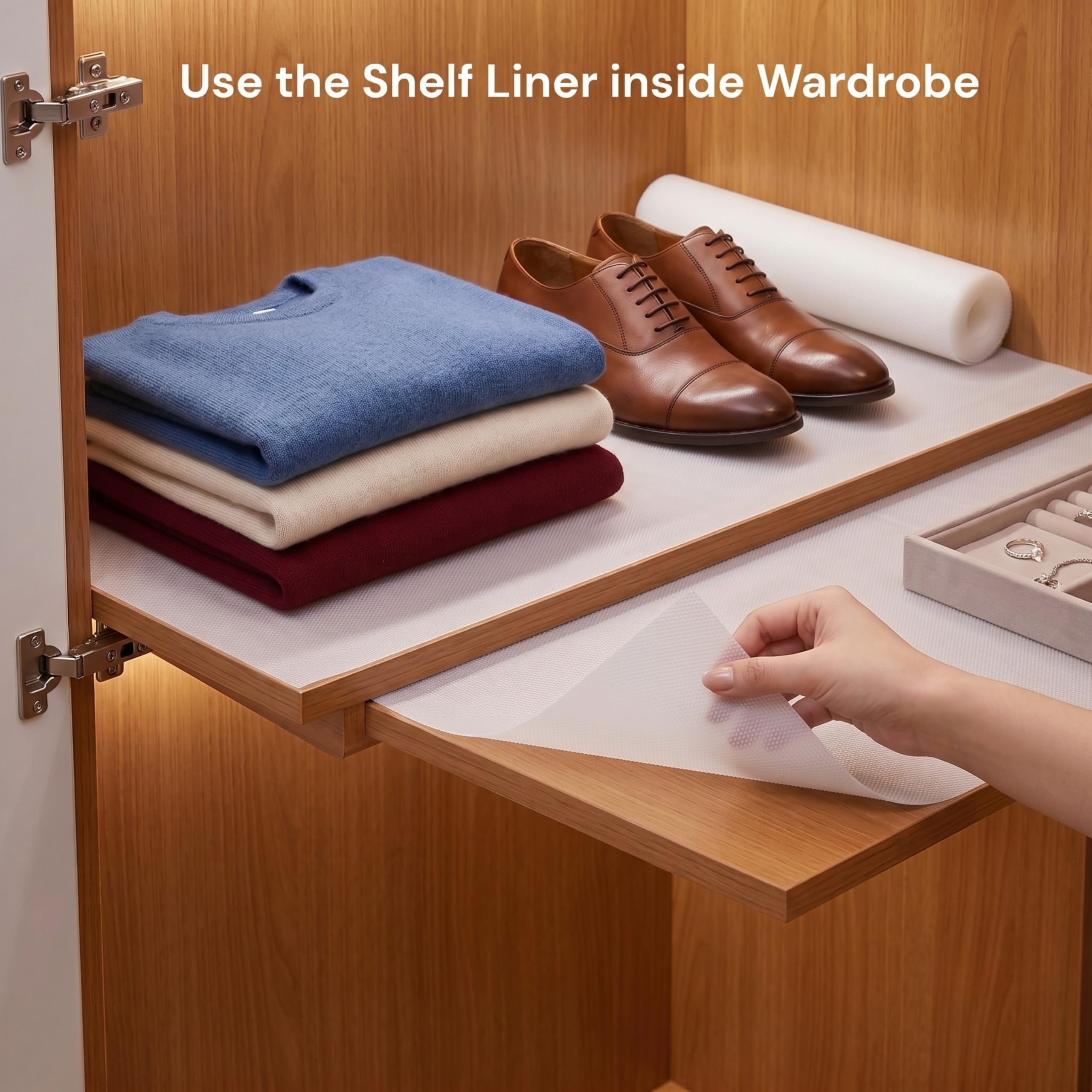 EASYHOME Anti-Slip Mat - Waterproof Shelf Liner -8