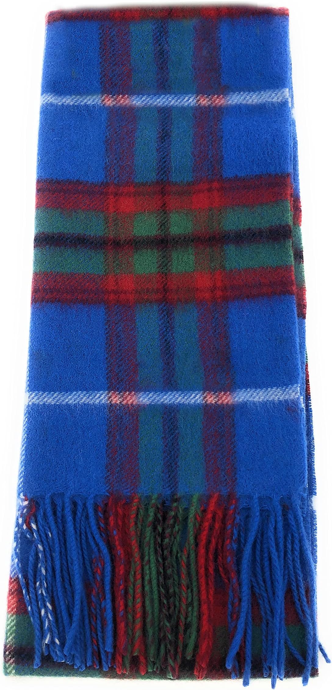 Clans of ScotlandPure Lamb’s wool Scottish Clan Tartan Scarf- 100% Wool - Pure Wool Tartan Plane Scarf - Perfect for Men and Women - 12x60 Inches